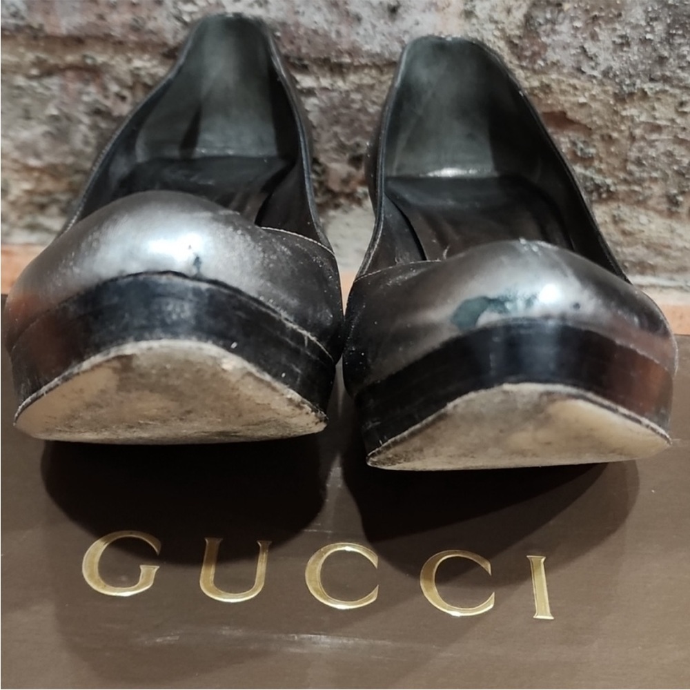 Gucci Silver Women's Heels - Picture 5 of 6